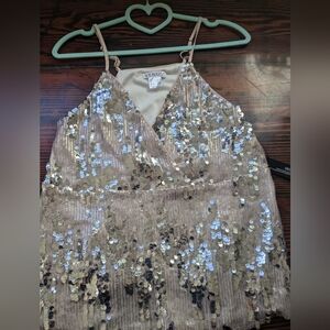 VENUS Sequin Cami Top | Size M
